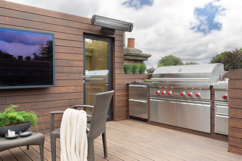 South Kensington penthouse | Roof terrace | Interior Designers